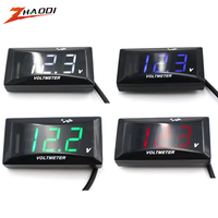 Universal LCD Voltmeter Electric Meter Accessory for 12V-150V Modification for Electric Motorcycles Motorcycles Body Systems