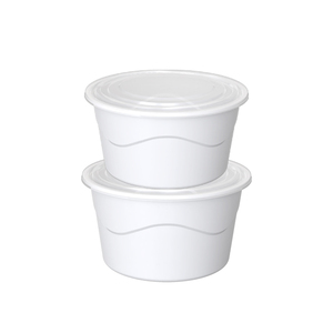 Best Selling Disposable <strong>Round</strong> <strong>Plastic</strong> <strong>Bowl</strong> With Lid for Rice Vegetable Noodles and Soup Takeaway Food Container - Product Image 1
