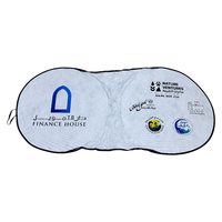 Pare-soleil de voiture résistant aux hautes températures, logo personnalisé, protection UV, pare-soleil automobile pour les Émirats arabes unis et l'Arabie Saoudite, cadeaux promotionnels