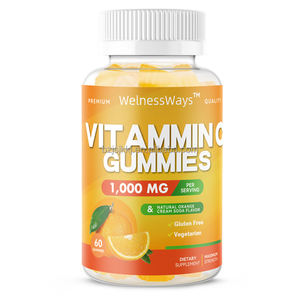 Vegan Gummis Vitamine C Soft Candy Anti-Oxidant y Anti-Age Vitamin C Gummies para blanquear la piel - Product Image 2