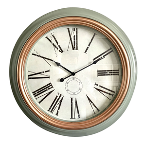 REIDA Custom Antique Retro Round Quartz Wall <strong>Clock</strong> <strong>Vintage</strong> Design for Dorm Room Decor - Product Image 5