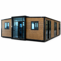 Maison conteneur clé en main, maison préfabriquée modulaire pour camp de travailleurs, bureau, école et hébergement temporaire