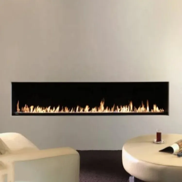 36/40/50/60/72/80 inch gas fireplace indoor linear home gas fireplace