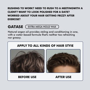 Gatase แว็กซ์แต่ง<span class=keywords><strong>ผม</strong></span>ยาว36ชม. สำหรับผู้ชายแว็กซ์จัดแต่งทรง<span class=keywords><strong>ผม</strong></span>ไม่เหนียวเหนอะหนะทำให้<span class=keywords><strong>ผม</strong></span><span class=keywords><strong>หยักศก</strong></span>ได้ดูดีขึ้น - Product Image 6