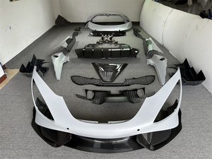 Kit de cuerpo de fibra de carbono estilo <span class=keywords><strong>765LT</strong></span> para <span class=keywords><strong>Mclaren</strong></span> 720S mejorado <span class=keywords><strong>765LT</strong></span> parachoques delantero parachoques trasero alerón trasero guardabarros tubo de escape - Product Image 2