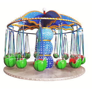 Atracciones de Feria: Silla Voladora Pequeña Giratoria, Juego Infantil para Parque de Atracciones en Venta - Product Image 2