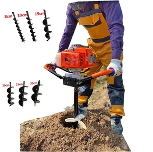 Xách Tay Trồng Cây Nhỏ Của Nhãn Hiệu Lỗ Khoan Đất Auger Digger Mini Đất Lỗ Driller Khoan Máy Bán Hàng Giá