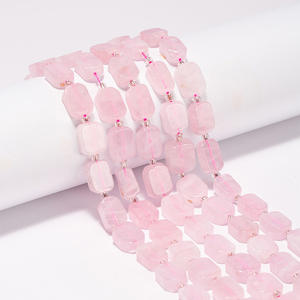 Nouvel Arrivage Perles en Pierre <span class=keywords><strong>de</strong></span> Quartz Rose Naturel <span class=keywords><strong>de</strong></span> <span class=keywords><strong>Madagascar</strong></span> <span class=keywords><strong>de</strong></span> Forme Ovale pour Bracelets, Colliers, Accessoires et Perles en Vrac pour Bricolage - Product Image 3