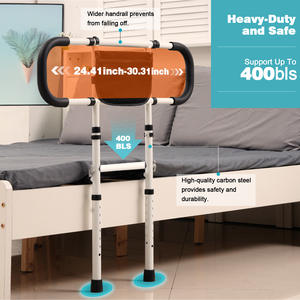 Barandilla de Seguridad de Acero Inoxidable para Cama, para Ancianos y Embarazadas, Pasamanos de Seguridad Junto a la Cama y Ayuda para Levantarse para Uso en el Baño - Product Image 2