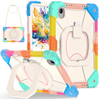 Étui de protection intégrale pour Lenovo Xiaoxin Pro 13 / Pro GT 13 / Idea Tab Pro Gen 2 TB390 avec support rotatif à 360°, sangle d'épaule et porte-stylo