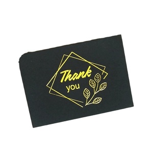 Phong Cách Đơn Giản Miễn Phí Thiết Kế Cảm Ơn Bạn Thẻ Biểu Tượng Tùy Chỉnh Giấy Kraft Thiệp Chúc Mừng Cho Doanh Nghiệp Nhỏ - Product Image 3