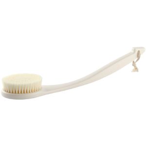 FaSoLa Home Use Abs Extended Handle Massage Shower Brush Oval Shape Comfortable Bath Brush For Back Scrubbing - Product Image 5