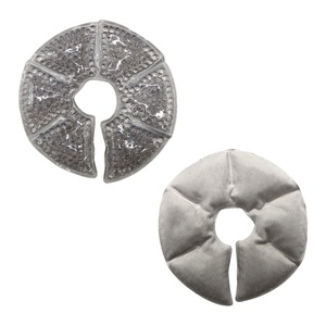 Paquete de cuentas de gel reutilizables de tela suave, frío y caliente, terapia de pecho para mujeres - Product Image 5