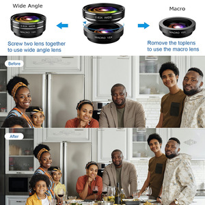 7 In 1 Mobile Phone Lens Kit Wide Angle Macro Fisheye Universal Camera Lens For Samsung Optical Glass High Definition - Product Image 1