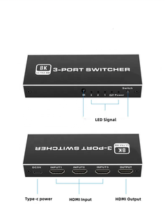 8k60hz HDMI chuyển đổi 3 trong 1 ra 4K240hz HDR10 + HDCP 2.3 CEC HDMI 2.1 Switcher với ps5/4 Xbox Nintendo chuyển đổi Apple TV Fire Stick - Product Image 1