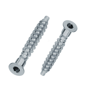 Tornillo Autorroscante de Cabeza Plana, Tornillo Euro Hexagonal para Madera, Tornillo de Conexión para Muebles, Tornillo Confirmat - Product Image 4