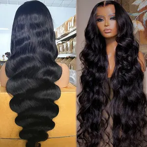 40 50 Inch Bone Straight Human Hair Lace Front Wigs Cuticle Aligned Hd Lace Frontal Wig Vietnamese Raw Hair Wigs For Black Women