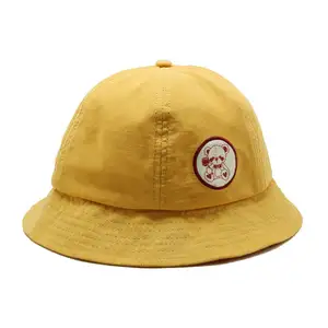 Nouveau type Offre Spéciale enfant personnalisé designer imprimé logo enfant seau chapeaux enfant en bas âge fille seau chapeau casquette