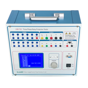 VLUUKE LND702 Probador de protección de relé de microordenador electrónico Pantalla LCD Prueba de relé de inyección de corriente secundaria trifásica - Product Image 4