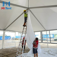 Tente Pagode, Tente pour Cérémonies Funéraires, Tente de Mariage, Tente d'Exposition Extérieure, Tente de Salon Professionnel, Tente d'Événement