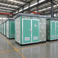Sous-station préfabriquée de type boîtier pour la distribution d'énergie industrielle, système de transformateur compact extérieur pour projets miniers