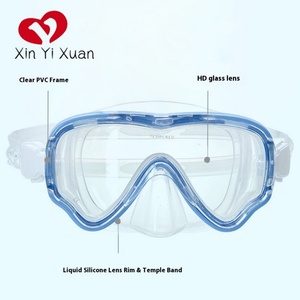 Máscara de Buceo Profesional de Cara Completa, Ajustable, Antivaho, Lente de Vidrio Templado, Correa de Silicona Impermeable para Adultos y Jóvenes - Product Image 3