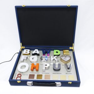 Fabricants <span class=keywords><strong>de</strong></span> panneaux lumineux : Boîtes d'échantillons <span class=keywords><strong>de</strong></span> panneaux LED portables personnalisés <span class=keywords><strong>de</strong></span> pointe pour signalétique, variété <span class=keywords><strong>de</strong></span> procédés - Product Image 2