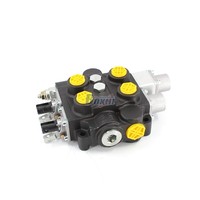 Vanne hydraulique manuelle robuste RD5200NPT-QTW-OT à 2 bobines, 250 bars, 100 L/min, connexion 3/4 NPT pour distributeurs et agents