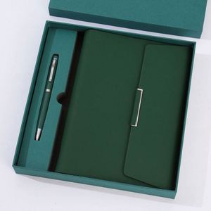 Executive Business Style <b>Notebook</b> Gift <b>Set</b> Premium PU Leather Journal Digital Printing for Custom Branding Promotional Events - Product Image 2