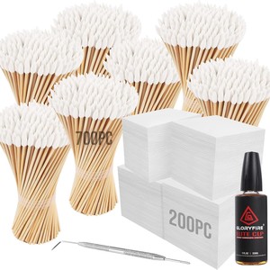 Kit de nettoyage d'armes à feu Gloryfire, 700 cotons-tiges, 200 lingettes, 30 ml d'huile, ensemble d'outils pour l'entretien et la réparation des armes à feu - Product Image 1