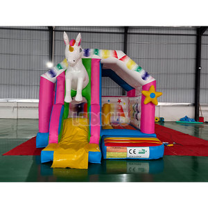 Château gonflable commercial à thème licorne, combo gonflable pour filles, château de saut gonflable pour enfants, <span class=keywords><strong>location</strong></span> pour fêtes - Product Image 1