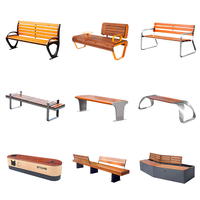 Banc de parc extérieur fabriqué sur mesure pour l'entrée sur le campus universitaire, résistant aux intempéries et durable avec un dessin CAO sur mesure