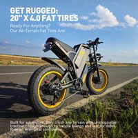 Vélo électrique COSWHEEL GT20 PRO 3000W à double moteur, batterie 48V 40AH, pneus larges de 20 pouces, vélo de montagne électrique, entrepôt UE
