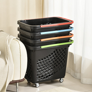 Chariot de courses Yike de grande taille, épaissi, à quatre roues, durable, avec des <span class=keywords><strong>dimensions</strong></span> de 40x30x60 cm pour une utilisation en <span class=keywords><strong>supermarché</strong></span> - Product Image 2