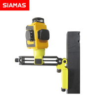 Support magnétique SIAMAS pour utilisation au niveau laser Support mural pour outil laser ligne 3D 4D avec aimants puissants 360 rotation réglable
