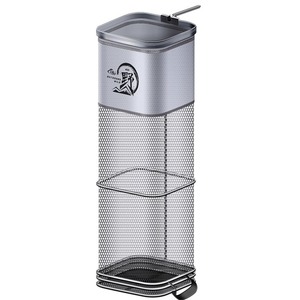 Fishing Cage Nylon Mesh Aluminum Alloy Wire Quick Dry High Strength Fish Basket Bag Square Shape - Product Image 5