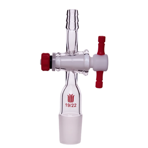 Adaptateurs de vide avec PTFE Stopcock14 #19 #24 # ou 29 # utilisés pour réguler le débit de gaz ou de liquides dans les systèmes de réaction - Product Image 2