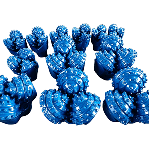 Foret triconique bleu en carbure pour équipement de forage de puits - Product Image 5