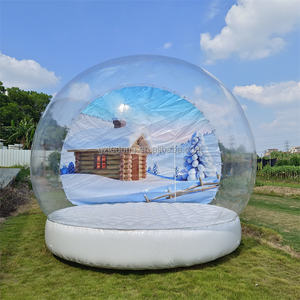 저렴한 풍선 스노우 볼 텐트 도매 맞춤형 블로우 스노우 글로브 거대한 풍선 스노우 글로브 - Product Image 3