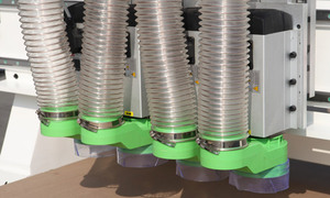 Huahua SKG-604H chính xác hướng dẫn đường sắt <span class=keywords><strong>CNC</strong></span> gỗ Router máy với bốn trục chính Router - Product Image 3