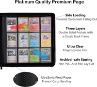 Álbum de Tarjetas con 12 Bolsillos Junmei, Proveedor Verificado, Carpeta con Cremallera de Cuero PU Premium Personalizada, Carpetas Toploader