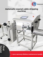 Machine de dénudage rotative entièrement automatique pour câbles coaxiaux RF, avec alimentation automatique des fils, pour câbles blindés d'antennes automobiles