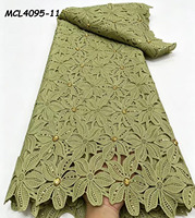 Dentelle en maille 3D avec fleurs brodées et strass pour robe de mariée de style nigérian 2026