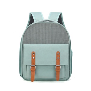 Toptan Dayanıklı Çevre Dostu Moda Oxford Kumaş+PVC Taşınabilir Nefes Alabilen Büyük Kapasiteli Kedi Köpek Evcil Hayvan Taşıma Çantası Yürüyüş Sırt Çantası - Product Image 5