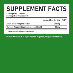 OEM ODM Good Quality Apple Cider Vinegar Capsules Dietary <b>Supplement</b> Support Health Gut Flora and Promote Energy Levels - Product Image 2