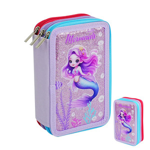 Trousse à crayons grande capacité GF, couleur unie, 52 trous, étui à crayons portable, trousse de papeterie, trousse à crayons <span class=keywords><strong>pour</strong></span> dessin artistique <span class=keywords><strong>pour</strong></span> étudiants - Product Image 1