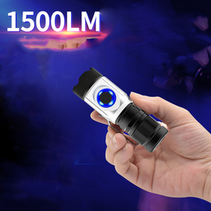 उच्च प्रतिभाशाली छोटे 1500 लुमेन XP-G मिनी 1500 लुमेन हाथ दबाने Dimmable Dimming एलईडी टॉर्च मशाल प्रकाश