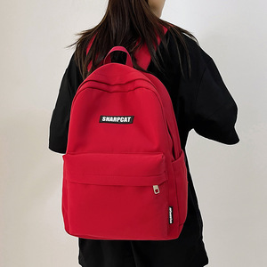 SharpCat <b>Backpack</b> White Large Capacity <b>Lightweight</b> School Education For Girls Students - Product Image 3