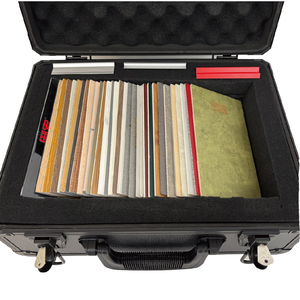 Feuille de décoration de salle de bain en bambou moderne écologique, imperméable, facile à nettoyer, avec revêtement UV brillant - Product Image 1