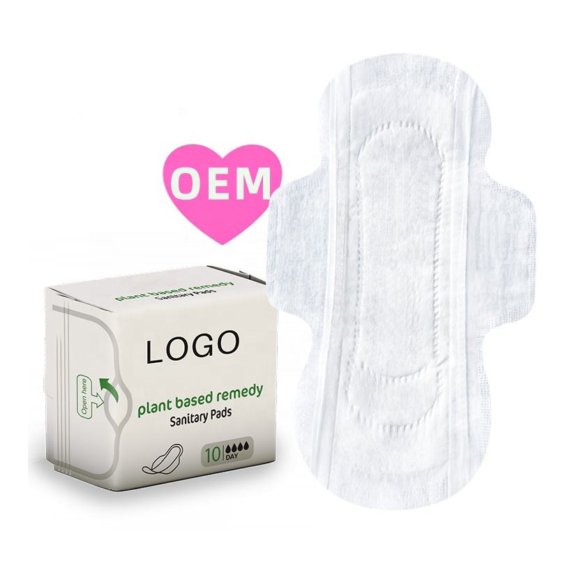 organic hemp sanitary pad OEM ODM healthy menstrual pad